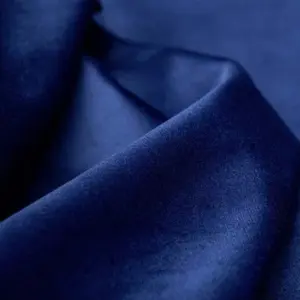 Tissu velours Rhéa bleu marine Didier Dassonville